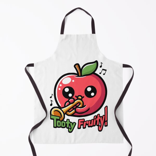 Item preview, Tooty Fruity! Cute Trumpet Playing Apple Pun designed and sold by PMCreative.