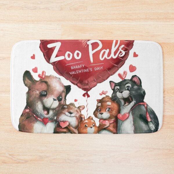 Item preview, Cute Zoo Pals Animals For Valentine's Day Animal Cutest T-Shirts designed and sold by sportsimpact.