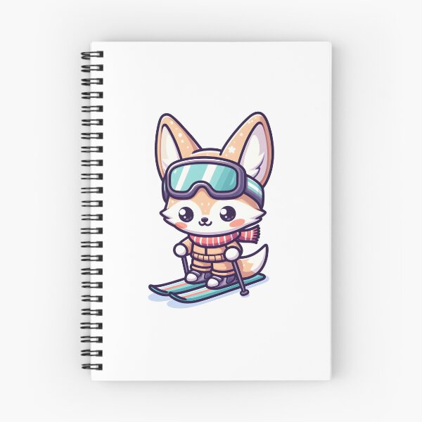 Item preview, Kawaii Fennec With Ski Goggles designed and sold by CanvasCutie.