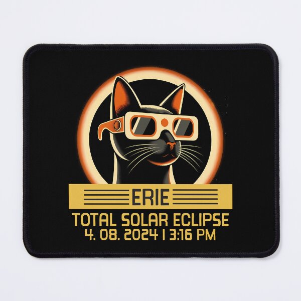 Item preview, Cat with Eclipse Glasses: Total Solar Eclipse designed and sold by perfect-radius.