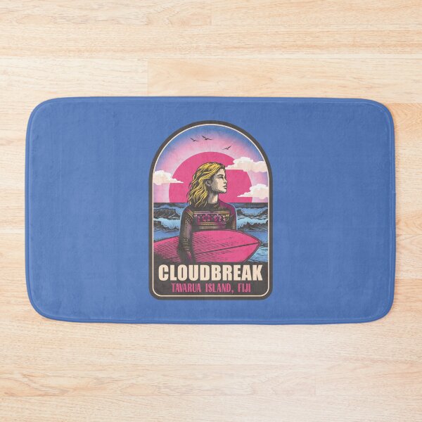 Item preview, Cloudbreak Tavarua Island Fiji Vintage Surfing Graphic designed and sold by CynthiaGraphics.