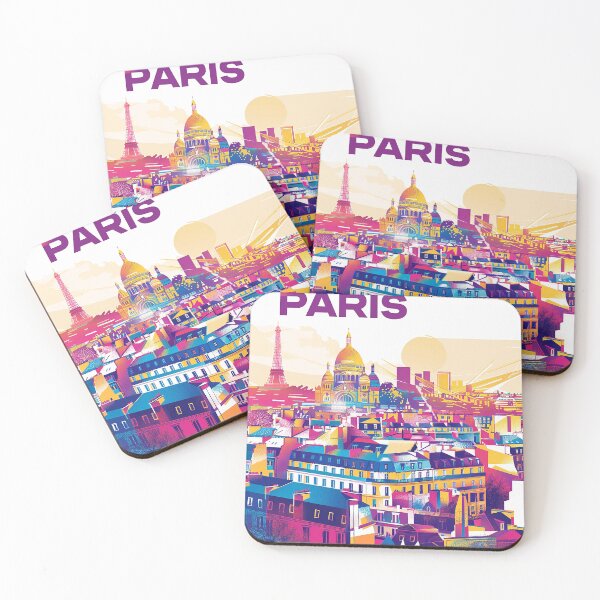 Item preview, =Paris Cityscape Illustration designed and sold by nomiraclehere.