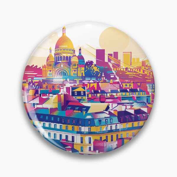 Item preview, =Paris Cityscape Illustration designed and sold by nomiraclehere.