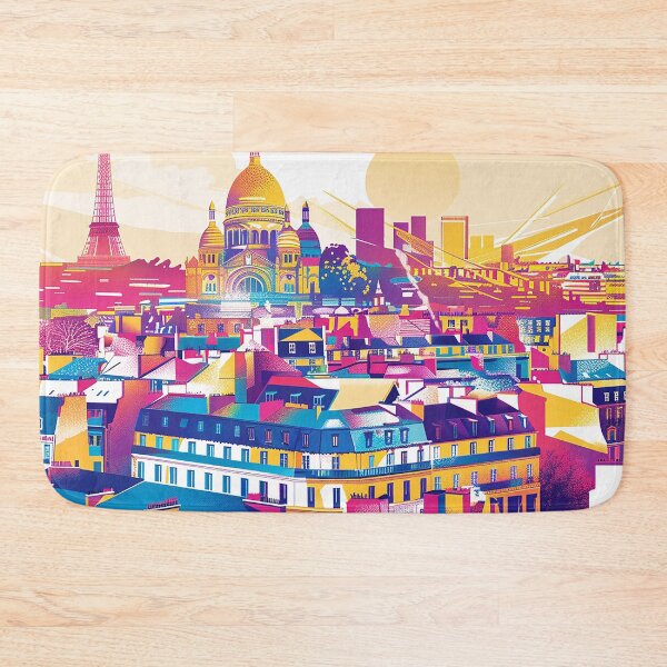 Item preview, =Paris Cityscape Illustration designed and sold by nomiraclehere.