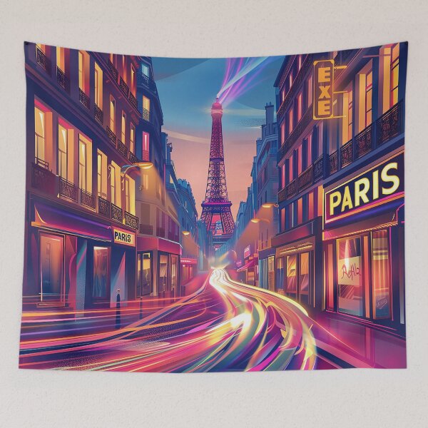 Item preview, =Paris Cityscape Illustration designed and sold by nomiraclehere.