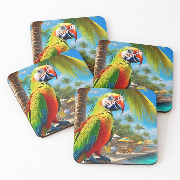 Item preview, Tiki Parrot designed and sold by MatrixTattoo.
