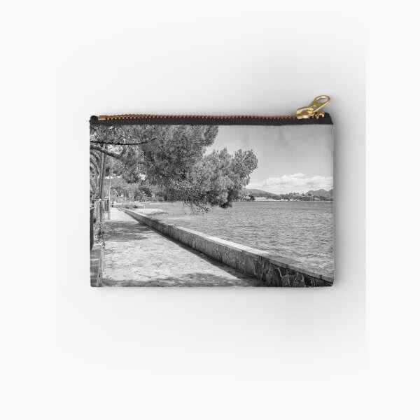 Item preview, Puerto Pollensa Mallorca Pine Walk Black And White designed and sold by GG WALL ART.