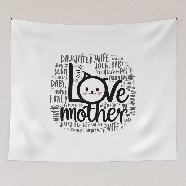 Item preview, #Mother, My Mom, My Mom is Heroine, My First Friends - With Love Design designed and sold by Colorful-Garden.