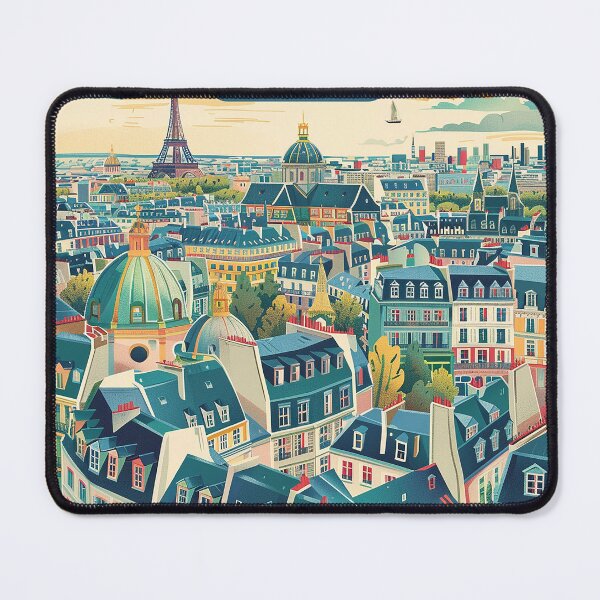 Item preview, =Paris Cityscape Illustration designed and sold by nomiraclehere.