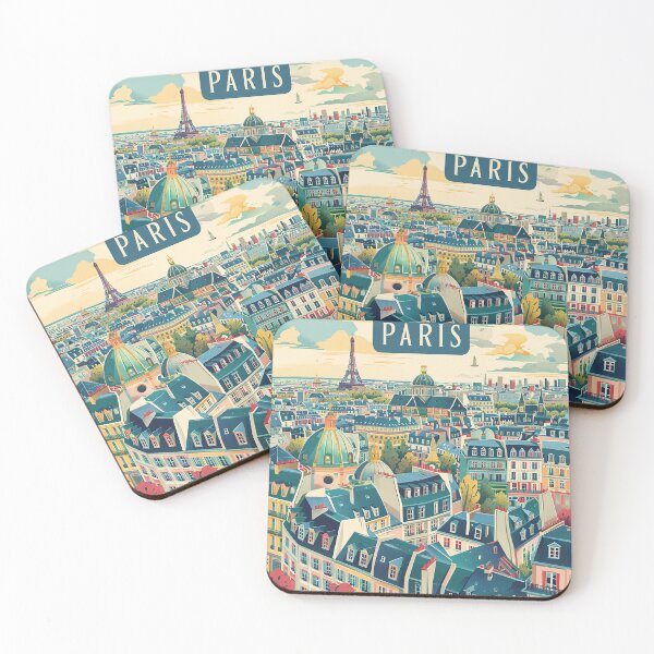 Item preview, =Paris Cityscape Illustration designed and sold by nomiraclehere.