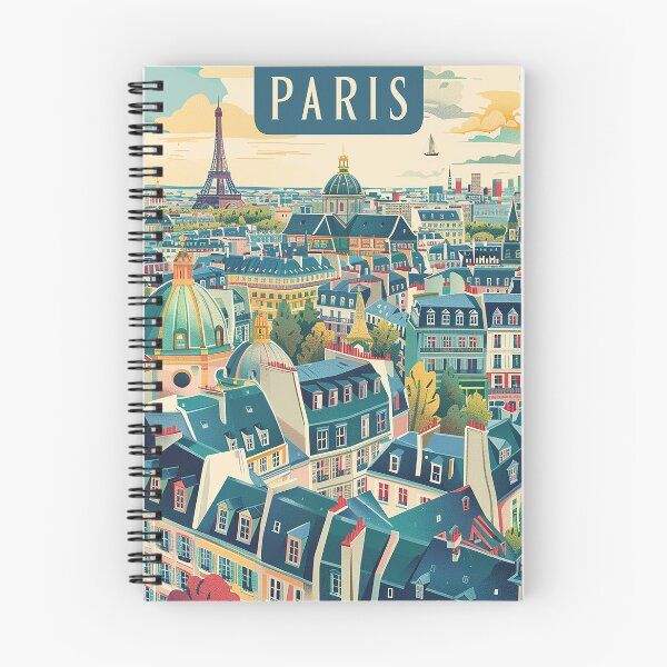 Item preview, =Paris Cityscape Illustration designed and sold by nomiraclehere.