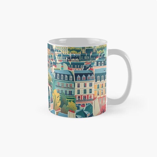 Item preview, =Paris Cityscape Illustration designed and sold by nomiraclehere.