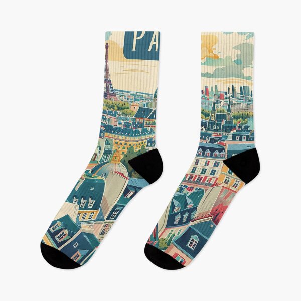 Item preview, =Paris Cityscape Illustration designed and sold by nomiraclehere.