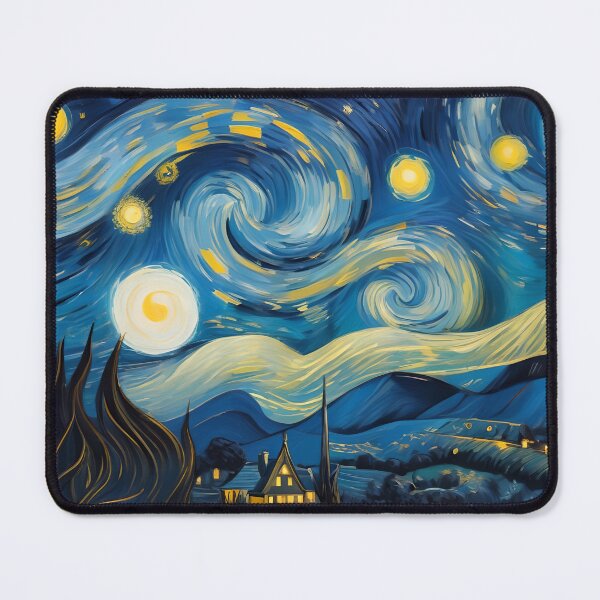 Artikelvorschau, Vincent Van Gogh Starry Night Pattern entworfen und verkauft von TheArtOfPat.