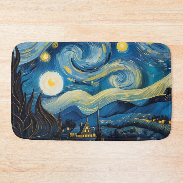 Item preview, Vincent Van Gogh Starry Night Pattern designed and sold by TheArtOfPat.