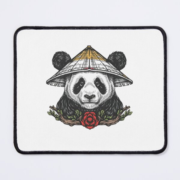 Item preview, Samurai giant panda in rice hat designed and sold by Mr Rychu.