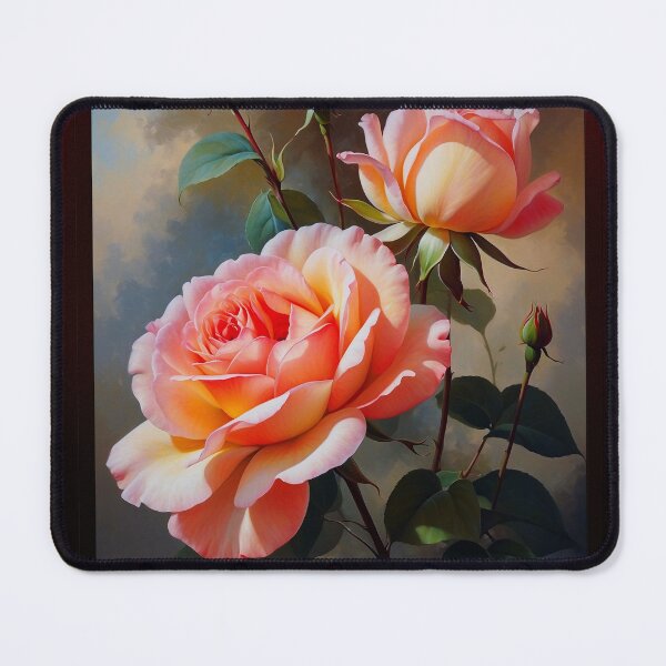 Item preview, A Pink Rose In The Morning Sun Beautiful AI Concept Art by Xzendor7 designed and sold by Xzendor7 Digital Art Creations.