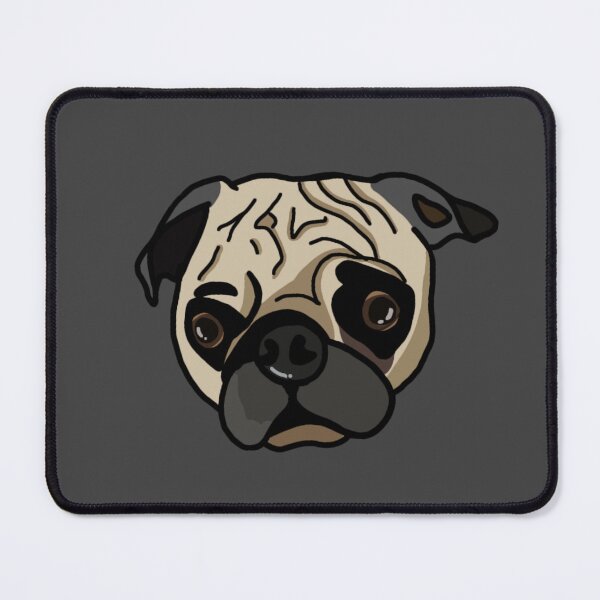 Item preview, Pug head designed and sold by TrixiesWorlds.