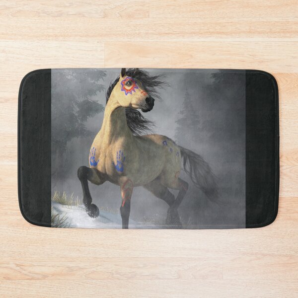 Item preview, Buckskin Horse in Native American War Paint designed and sold by Daniel Eskridge.