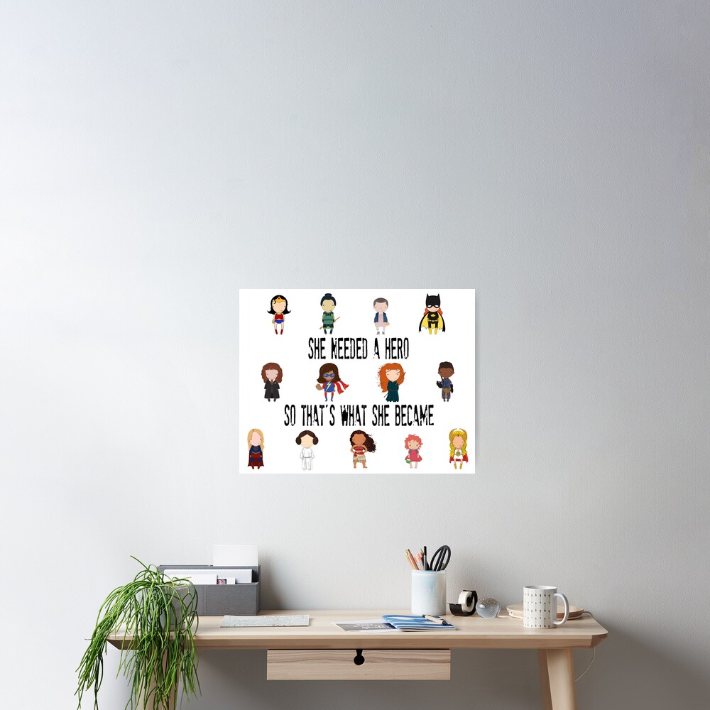 So that's what she became Poster