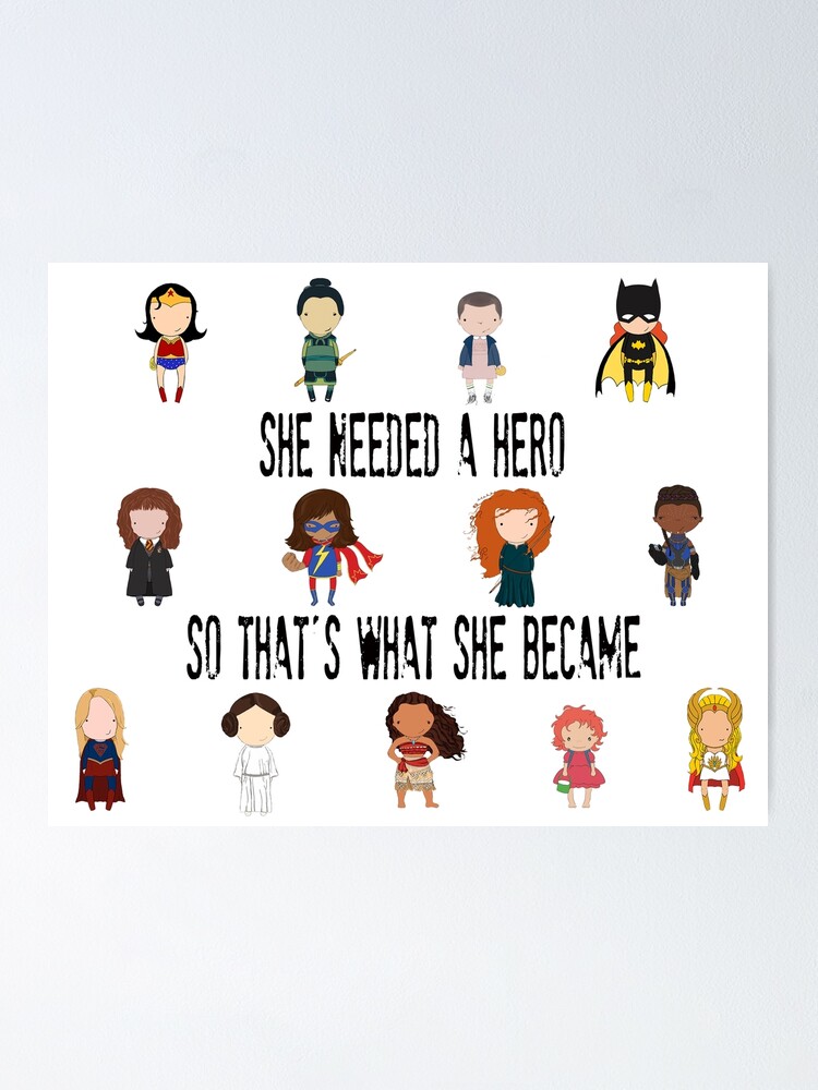 Alternate view of So that's what she became Poster