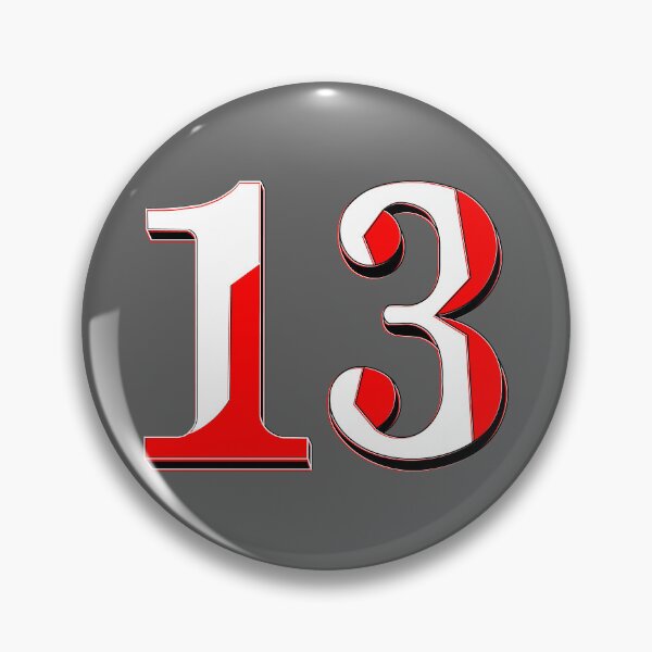Item preview,  thirteen Bold 13 Soccer Number Design designed and sold by 4rpixs.