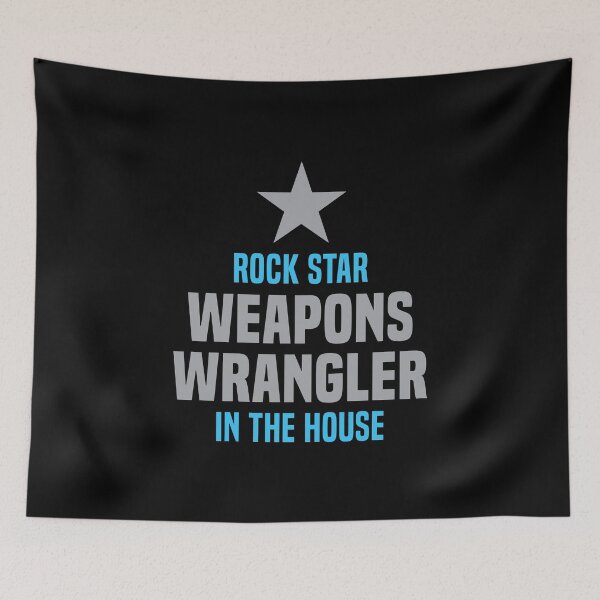 Aperçu de l'œuvre Rock Star Weapons Wrangler dans la maison créée et vendue par NermilioDesigns.
