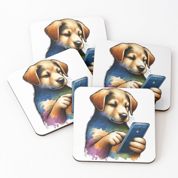 Item preview, Funny Dog Play Mobile Phone designed and sold by tharika wiangkal.