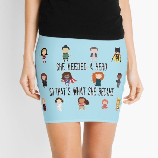 So that's what she became Mini Skirt