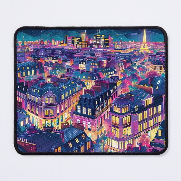 Item preview, =Paris Cityscape Illustration designed and sold by nomiraclehere.