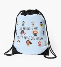 So that's what she became Drawstring Bag