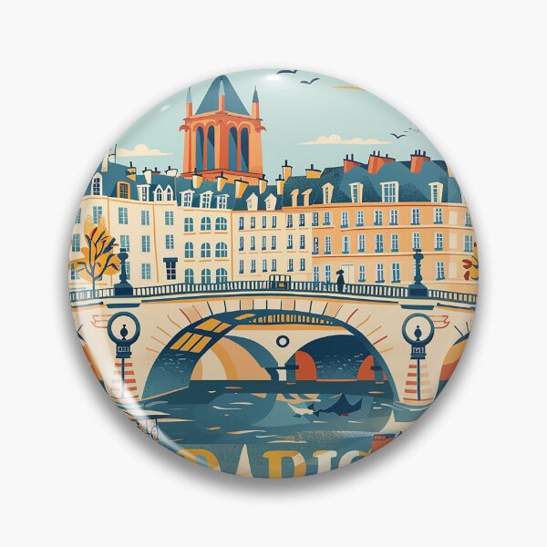 Item preview, =Paris Cityscape Illustration designed and sold by nomiraclehere.