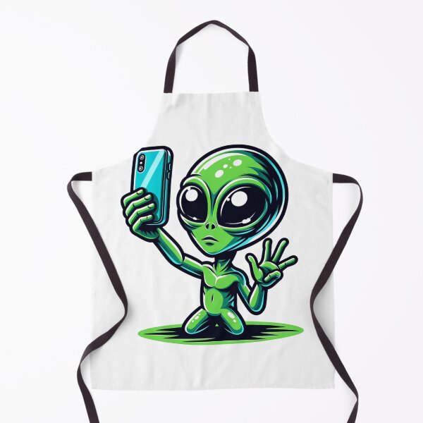 Item preview, Funny Alien Selfie With Mobile Phone designed and sold by tharika wiangkal.