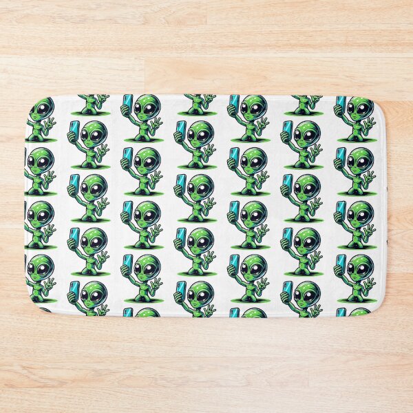 Item preview, Funny Alien Selfie With Mobile Phone designed and sold by tharika wiangkal.