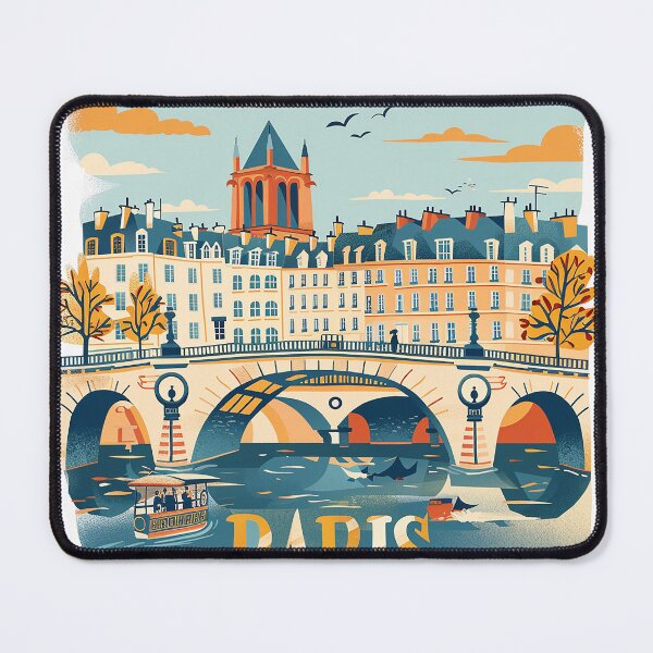 Item preview, =Paris Cityscape Illustration designed and sold by nomiraclehere.