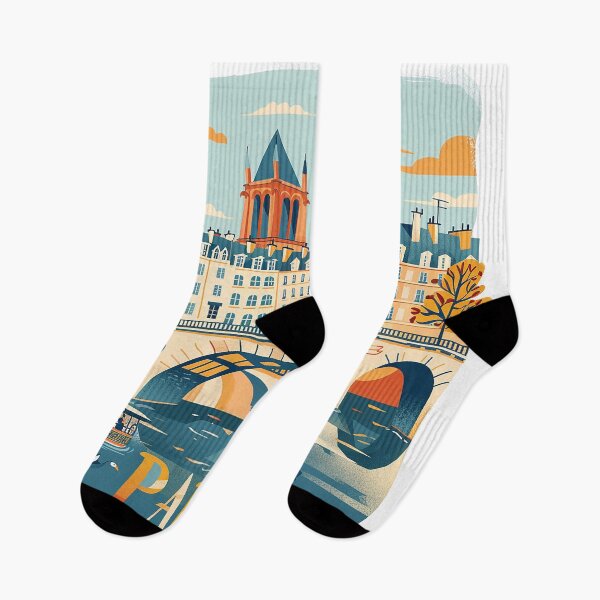 Item preview, =Paris Cityscape Illustration designed and sold by nomiraclehere.