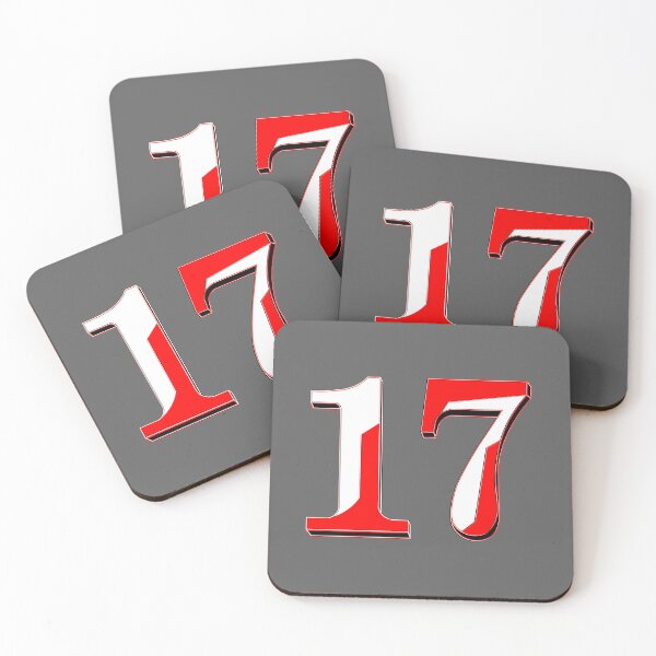 Item preview, seventeen Bold 17 Soccer Number Design designed and sold by 4rpixs.