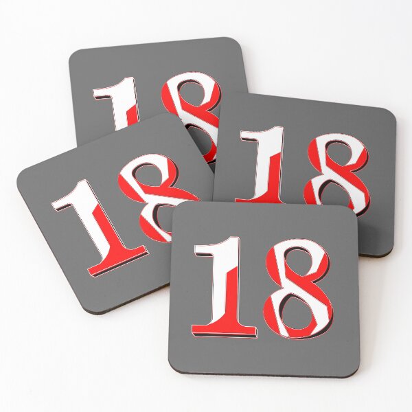 Item preview, eighteen  Bold 18 Soccer Number Design designed and sold by 4rpixs.