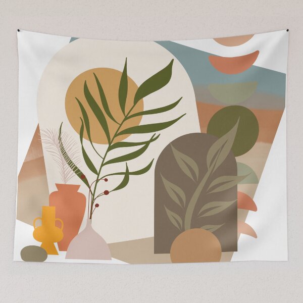 Item preview, Geometric Serenity: A Minimalist Abstract Aesthetic designed and sold by artsicastudio.