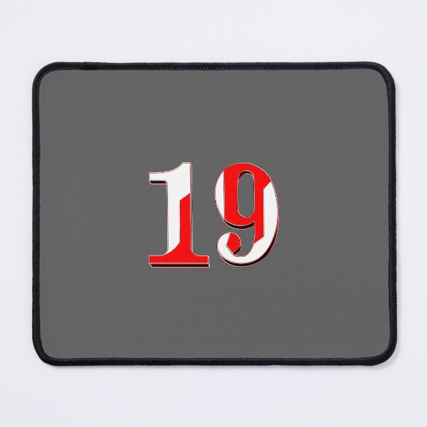 Item preview, nineteen Bold 19 Soccer Number Design designed and sold by 4rpixs.