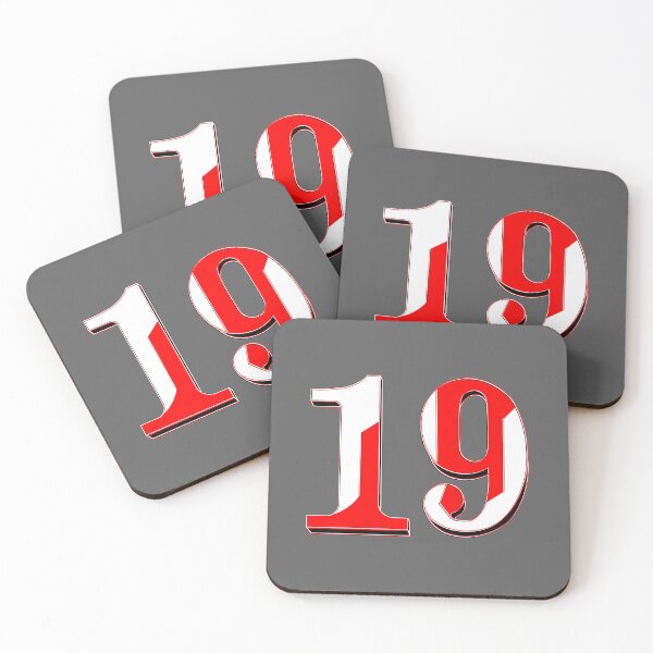 Item preview, nineteen  Bold 19 Soccer Number Design designed and sold by 4rpixs.