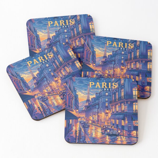 Item preview, =Paris Cityscape Illustration designed and sold by nomiraclehere.