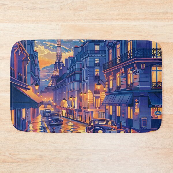 Item preview, =Paris Cityscape Illustration designed and sold by nomiraclehere.