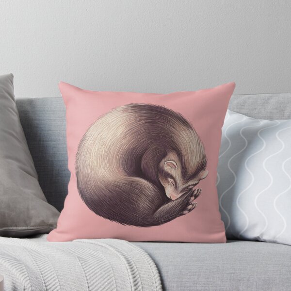 Item preview, Sleeping Ferret designed and sold by Lauren Tregenza Fine Art.