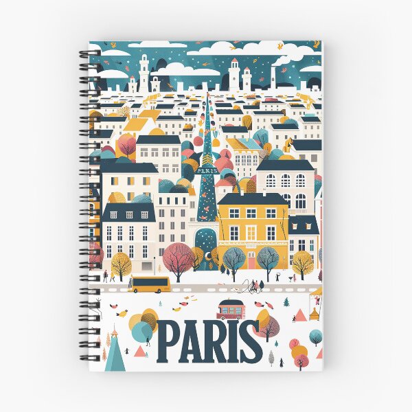 Item preview, =Paris Cityscape Illustration designed and sold by nomiraclehere.