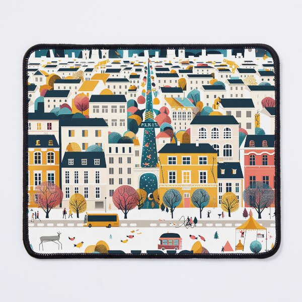 Item preview, =Paris Cityscape Illustration designed and sold by nomiraclehere.