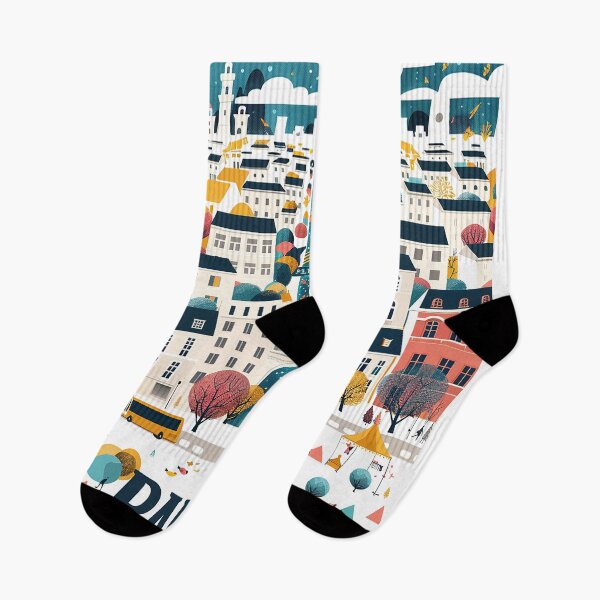 Item preview, =Paris Cityscape Illustration designed and sold by nomiraclehere.