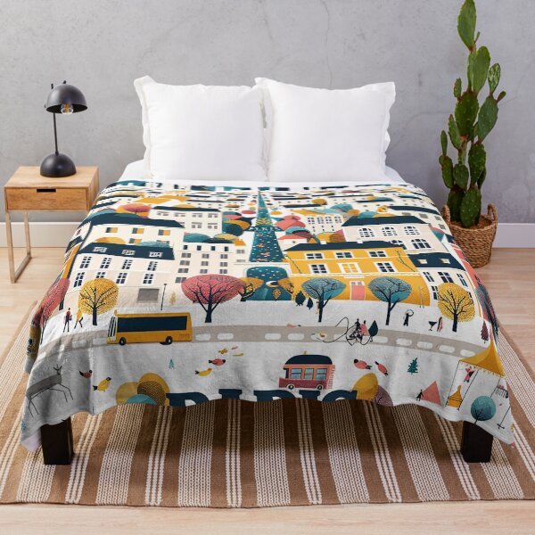 Item preview, =Paris Cityscape Illustration designed and sold by nomiraclehere.