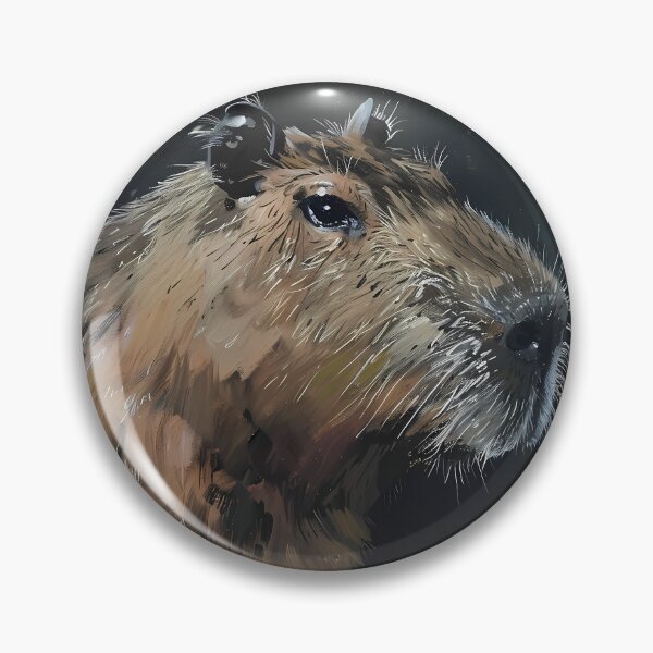 Item preview, The Noble Capybara designed and sold by LivingArtClips.