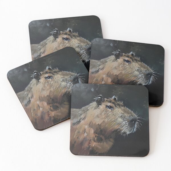 Item preview, The Noble Capybara designed and sold by LivingArtClips.